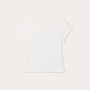 t shirt manches courtes ecru femme T-shirt manches courtes ecru femme