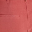 Pantalon paperbag fluide vieux rose femme