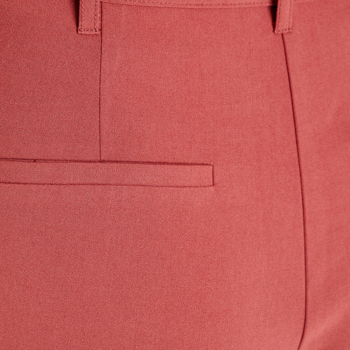 Pantalon paperbag fluide vieux rose femme