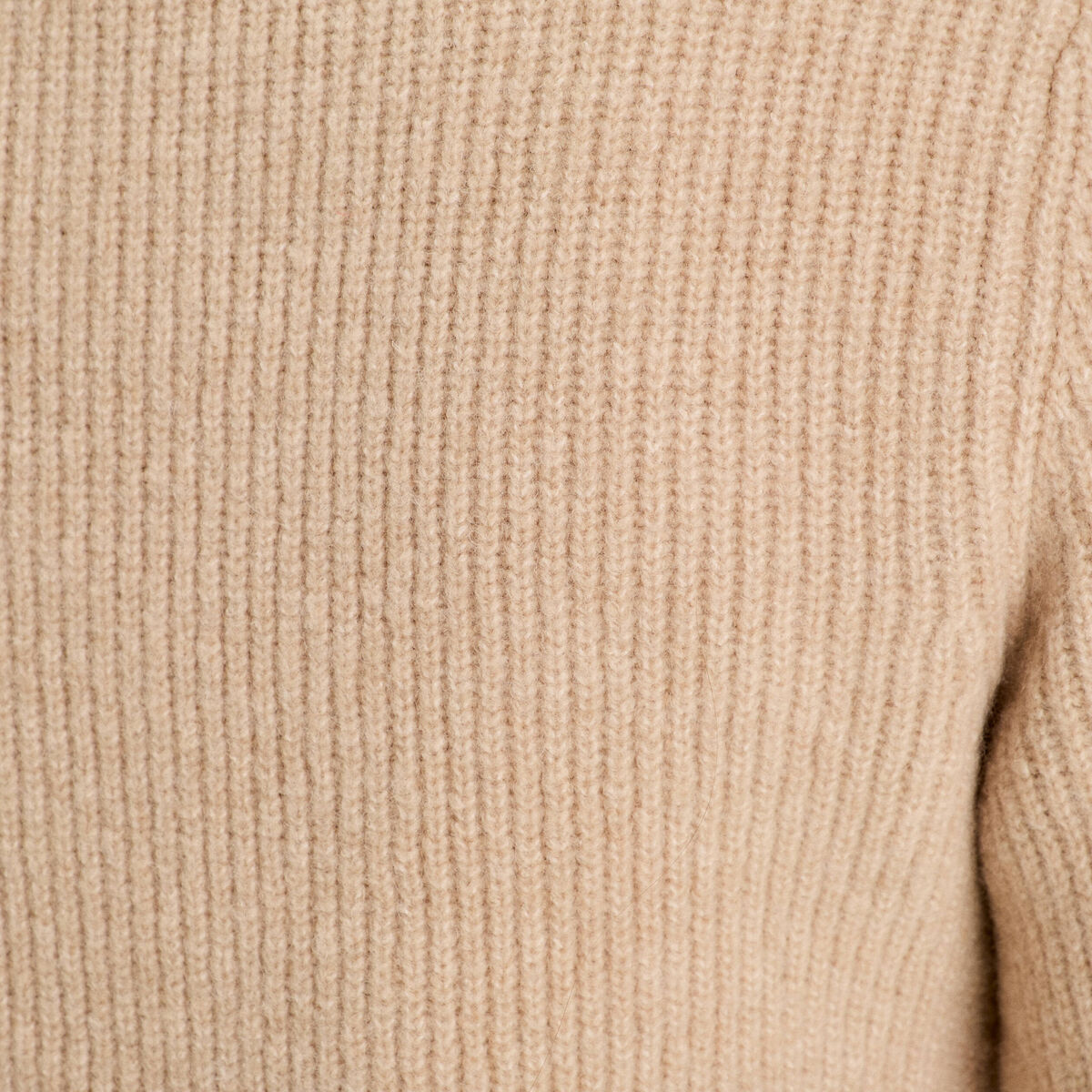 Gilet manches longues taupe femme