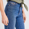 jeans flare taille haute denim stone femme