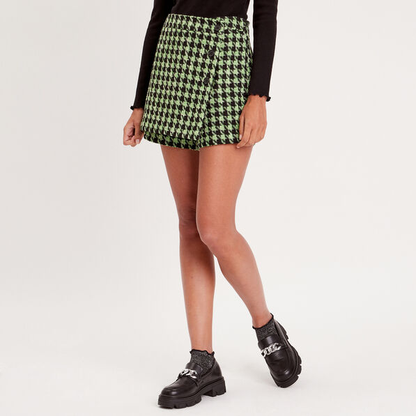 jupe short droite noir femme Jupe-short droite noir femme