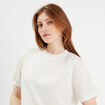 T-shirt manches courtes ecru femme