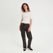 T-shirt col bateau blanc femme
