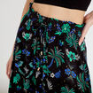 Jupe longue &eacute;vas&eacute;e taille haute noir femme