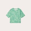 T-shirt manches courtes vert femme