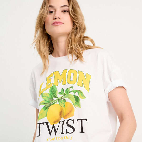 t shirt manches courtes blanc femme T-shirt manches courtes blanc femme