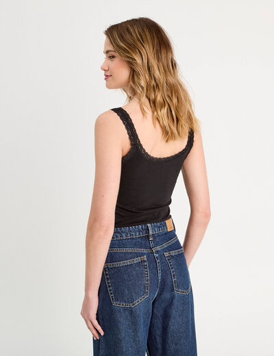 Débardeur sans manches noir femme
