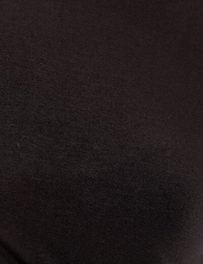 Robe longue moulante noeud noir femme