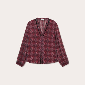 Blouse manches longues noir femme