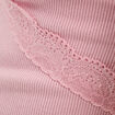 T -shirt manches courtes rose poudrée femme