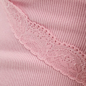 t shirt manches courtes rose poudree femme T -shirt manches courtes rose poudrée femme
