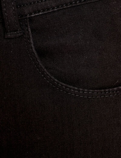 Jeans slim push-up denim noir femme