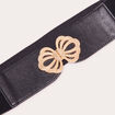 Ceinture élastiquée noir femme