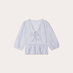 Blouse manches 3/4 ecru femme