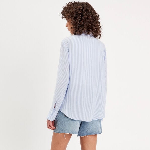 chemise manches longues bleu femme Chemise manches longues bleu femme