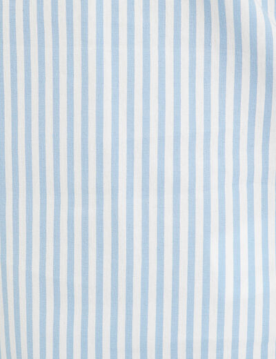 Chemise manches longues bleu ciel femme