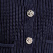 Gilet sans manches bleu marine femme
