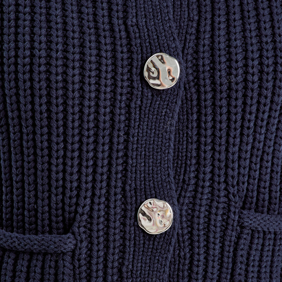 Gilet sans manches bleu marine femme