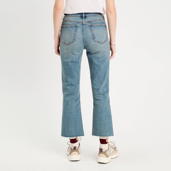 jeans flare 78eme denim dirty femme Jeans flare 7/8ème denim dirty femme