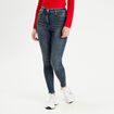 Jeans skinny taille haute denim dirty femme