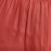Pantalon large taille standard satin&eacute; vieux rose femme