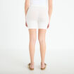 Short cycliste sans couture ecru femme