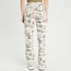 Jean droit taille haute blanc femme