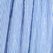 Robe midi évasée bretelles bleu clair femme