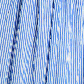 Robe midi évasée bretelles bleu clair femme