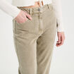 Jeans regular 5 poches vert pastel femme