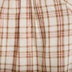 Chemise coupe ample manches longues marron femme