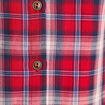 Chemise manches longues rouge femme