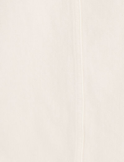 Jupe crayon taille standard ecru femme