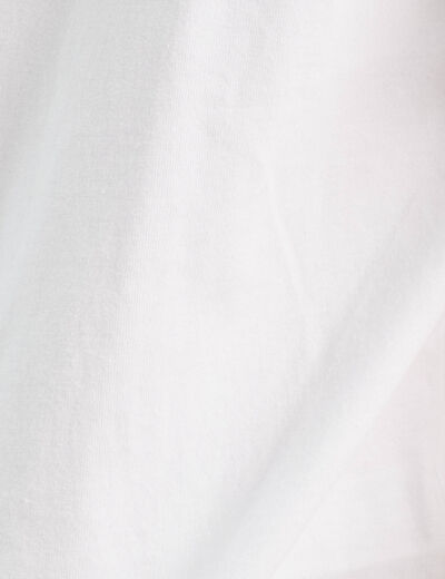 T-shirt manches brodées blanc femme