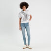 Jeans slim push up denim double stone femme