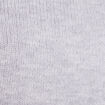 Robe pull droite col montant gris clair femme