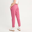 Pantalon chino 7/8ème vieux rose femme