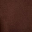 Sweat col rond manches longues marron fonc&eacute; femme