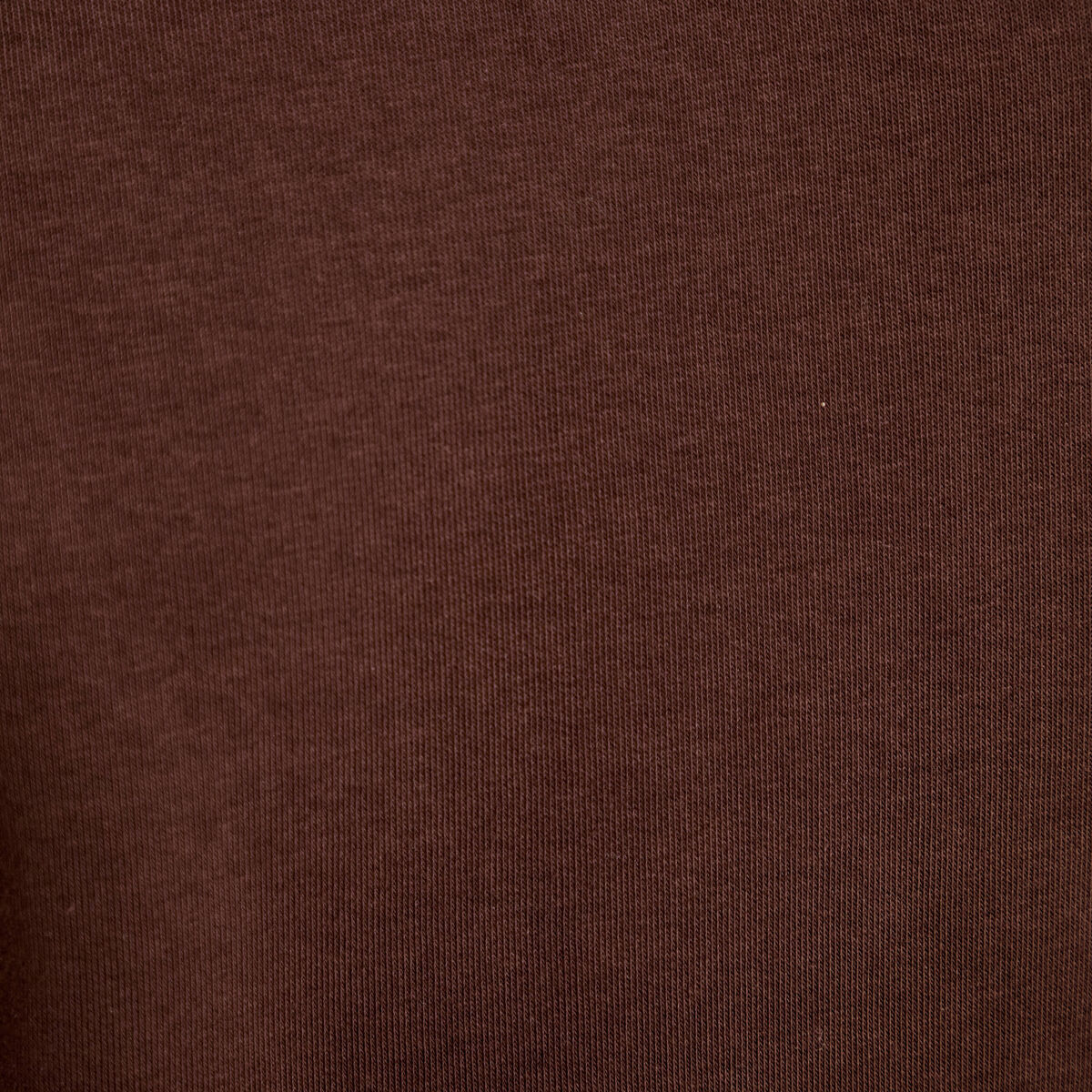 Sweat col rond manches longues marron fonc&eacute; femme