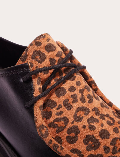 Derbies noir femme