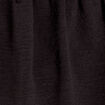 Blouse col en V noeuds noir femme