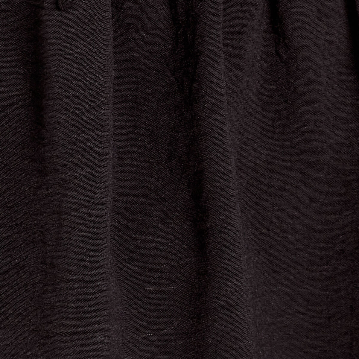 Blouse col en V noeuds noir femme