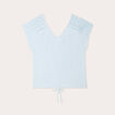 T-shirt manches courtes bleu clair femme