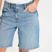 Bermuda large en jean denim double stone femme