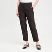 Pantalon carotte noir femme