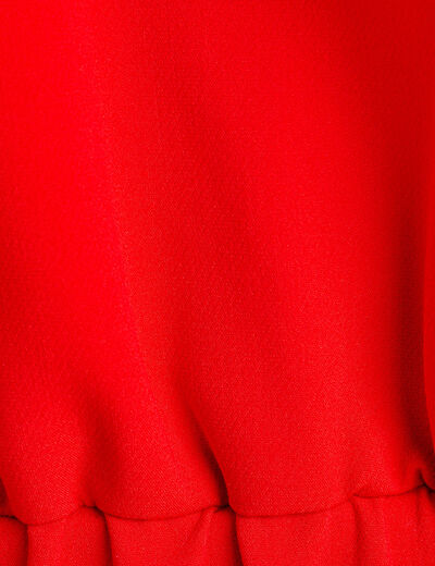 Veste zippée rouge femme
