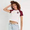 T-shirt manches courtes ecru femme