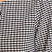 Blouse nouée manches longues blanc femme
