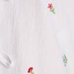 Blouse nouée blanc femme